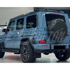 TopCar Style Dry Carbon Fiber Rear Fender Trim Cover For Mercedes Benz G-Class W465 G63 AMG 2024-ON