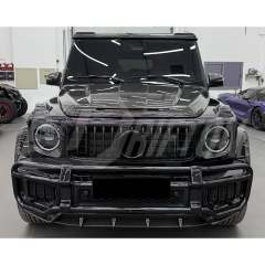 TopCar Style Dry Carbon Fiber Front Lip For Mercedes Benz G-Class W465 G63 AMG 2024-ON
