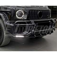 TopCar Style Dry Carbon Fiber Front Lip For Mercedes Benz G-Class W465 G63 AMG 2024-ON