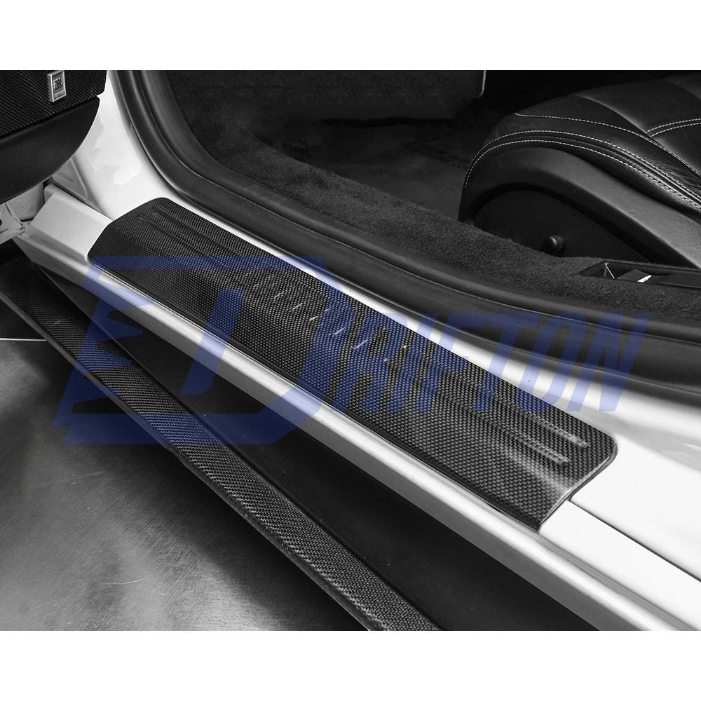Dry Carbon Fiber Door Sills For Ferrari 458 Itaia Spider Speciale 2009-2015