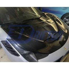 Speciale Style Dry Carbon Fiber Hood For Ferrari 458 Italy Spider Speciale 2009-2015