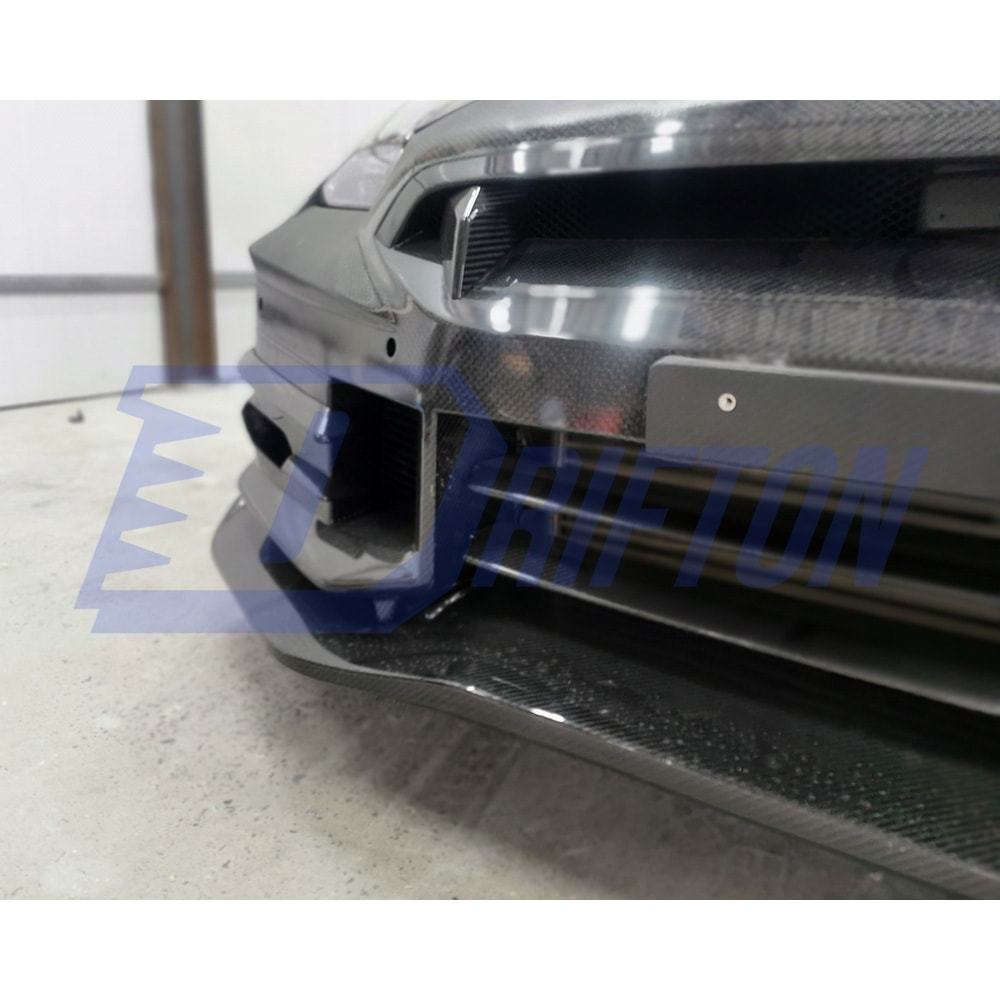 Topsecret 2024 Style Dry Carbon Fiber Front Bumper For Nissan R35 GTR 2008-2026