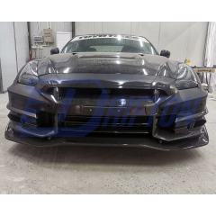 Topsecret 2024 Style Dry Carbon Fiber Front Bumper For Nissan R35 GTR 2008-2026