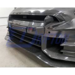 Topsecret 2024 Style Dry Carbon Fiber Front Bumper For Nissan R35 GTR 2008-2026
