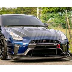 Varis MY19 Style Glass Fiber Front Bumper With Carbon Fiber Front Lip For Nissan R35 GTR 2017-2026