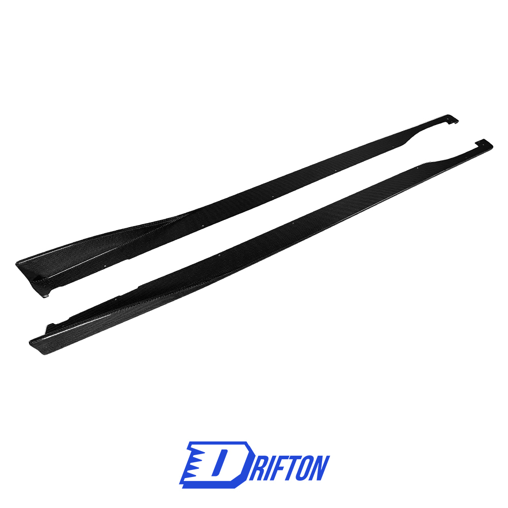 Greddy Style Carbon Fiber Side Skirt For Subaru BRZ ZD8 Toyota GR86 ZN8 2022-2025