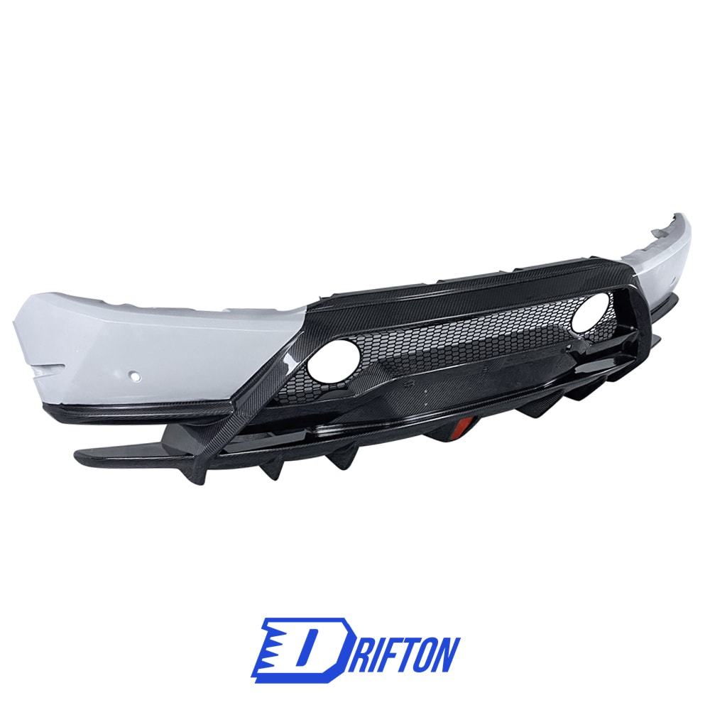 Performante Style Dry Carbon Fiber With Portion Primer Rear Bumper For Lamborghini Huracan LP610 & LP580 2014-2019