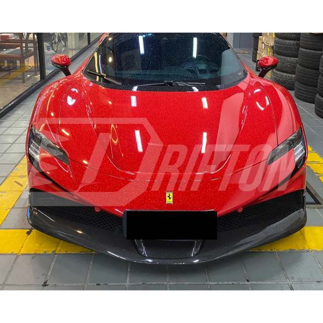 OEM Style Dry Carbon Fiber Front Splitter For Ferrari SF90