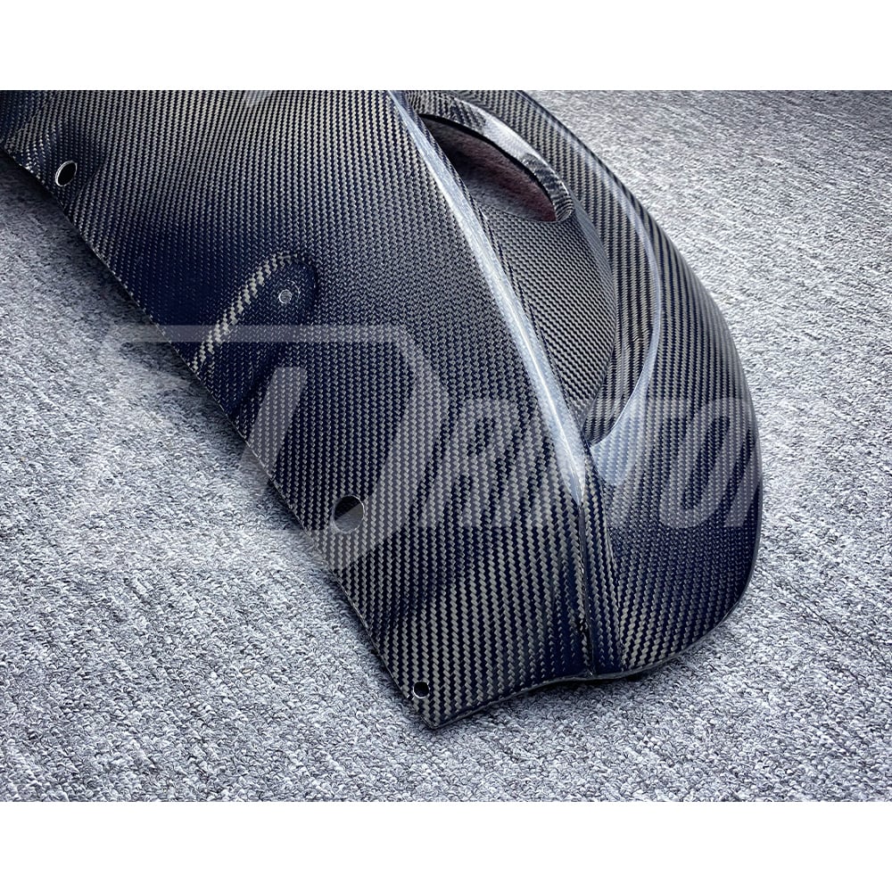 Carbon Fiber Rear Diffuser With Light For Alfa Romeo Giulia Base Ti 2016-2023