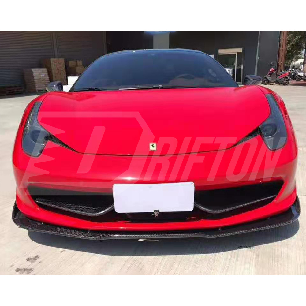 Carbon Fiber Front Lip For Ferrari 458 Itaia Spider 2009-2015