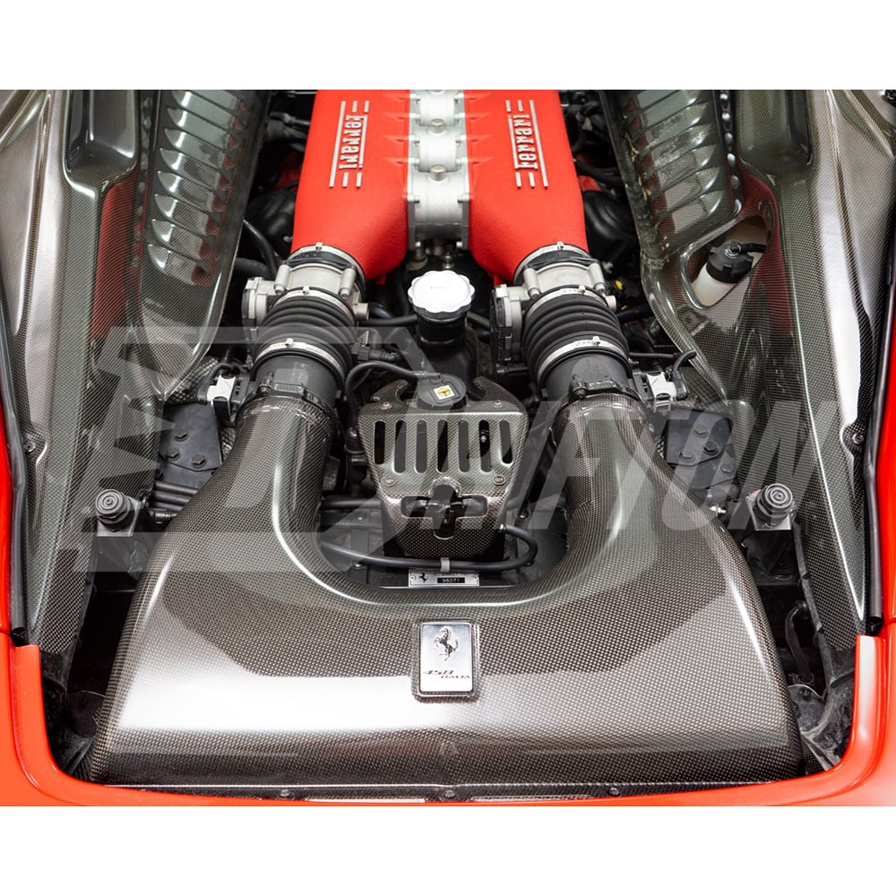 Dry Carbon Fiber Engine Bay Air Box For Ferrari 458 Itaia Spider Speciale 2009-2015
