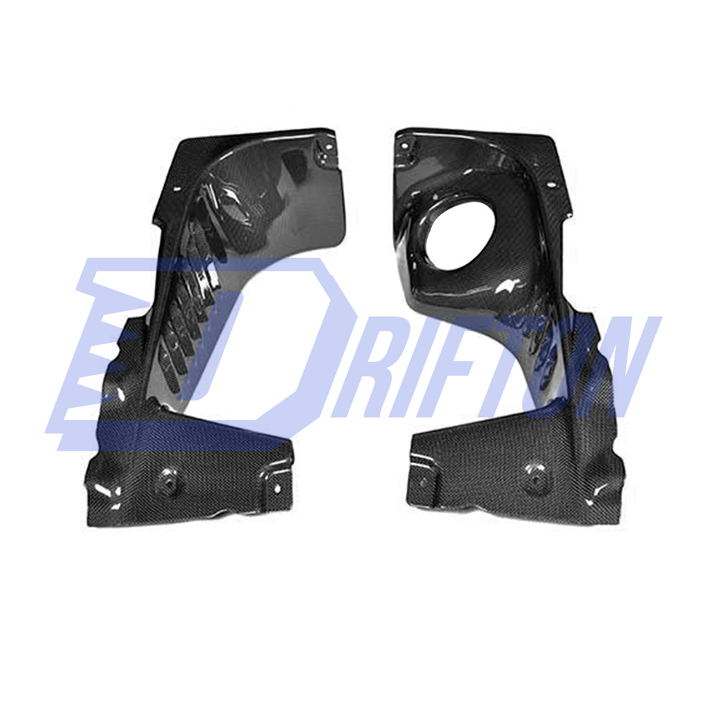 Dry Carbon Fiber Engine Bay Cover Set For Ferrari 458 Spider 2009-2015