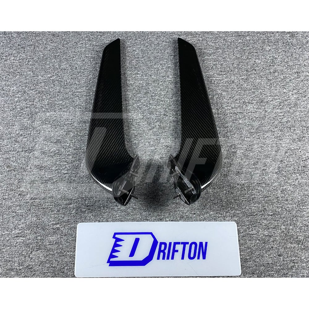 Dry Carbon Fiber Front Intake Winglets For Ferrari 458 Italia Spider 2009-2015