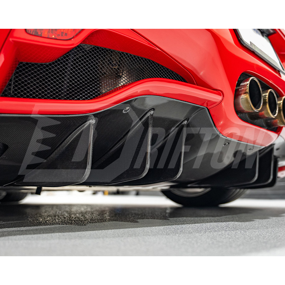 OEM Style Dry Carbon Fiber Rear Diffuser For Ferrari 458 Itaia Spider 2009-2015