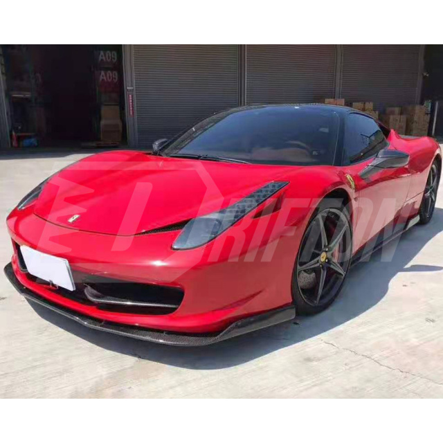 Carbon Fiber Front Lip For Ferrari 458 Itaia Spider 2009-2015