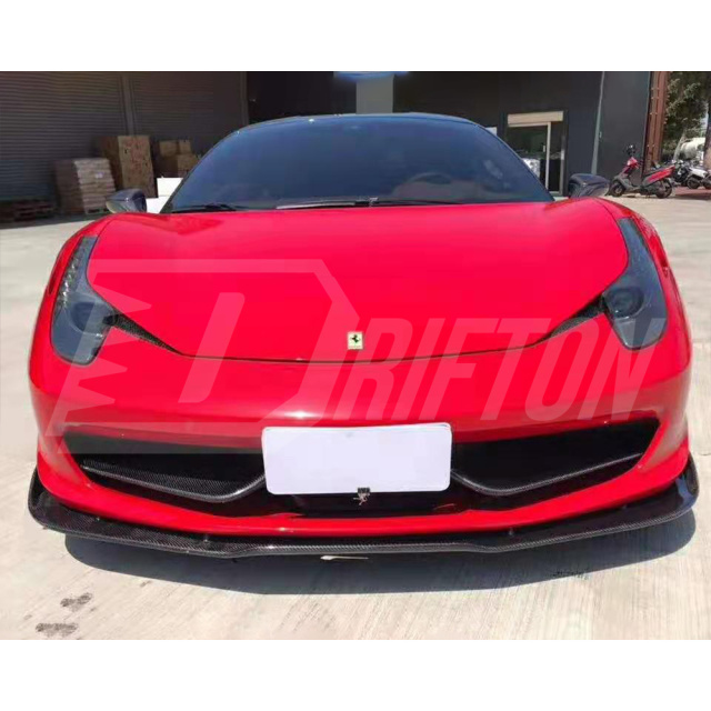 Carbon Fiber Front Lip For Ferrari 458 Itaia Spider 2009-2015