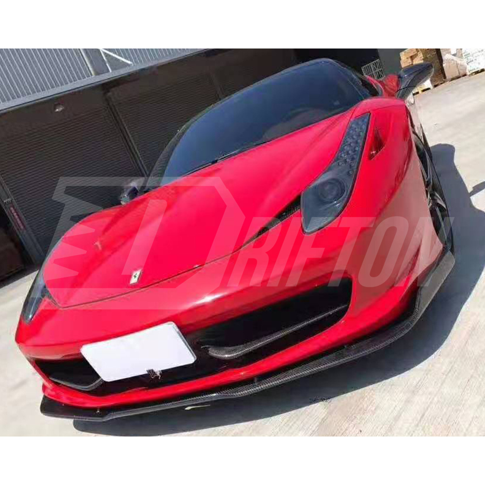 Carbon Fiber Front Lip For Ferrari 458 Itaia Spider 2009-2015
