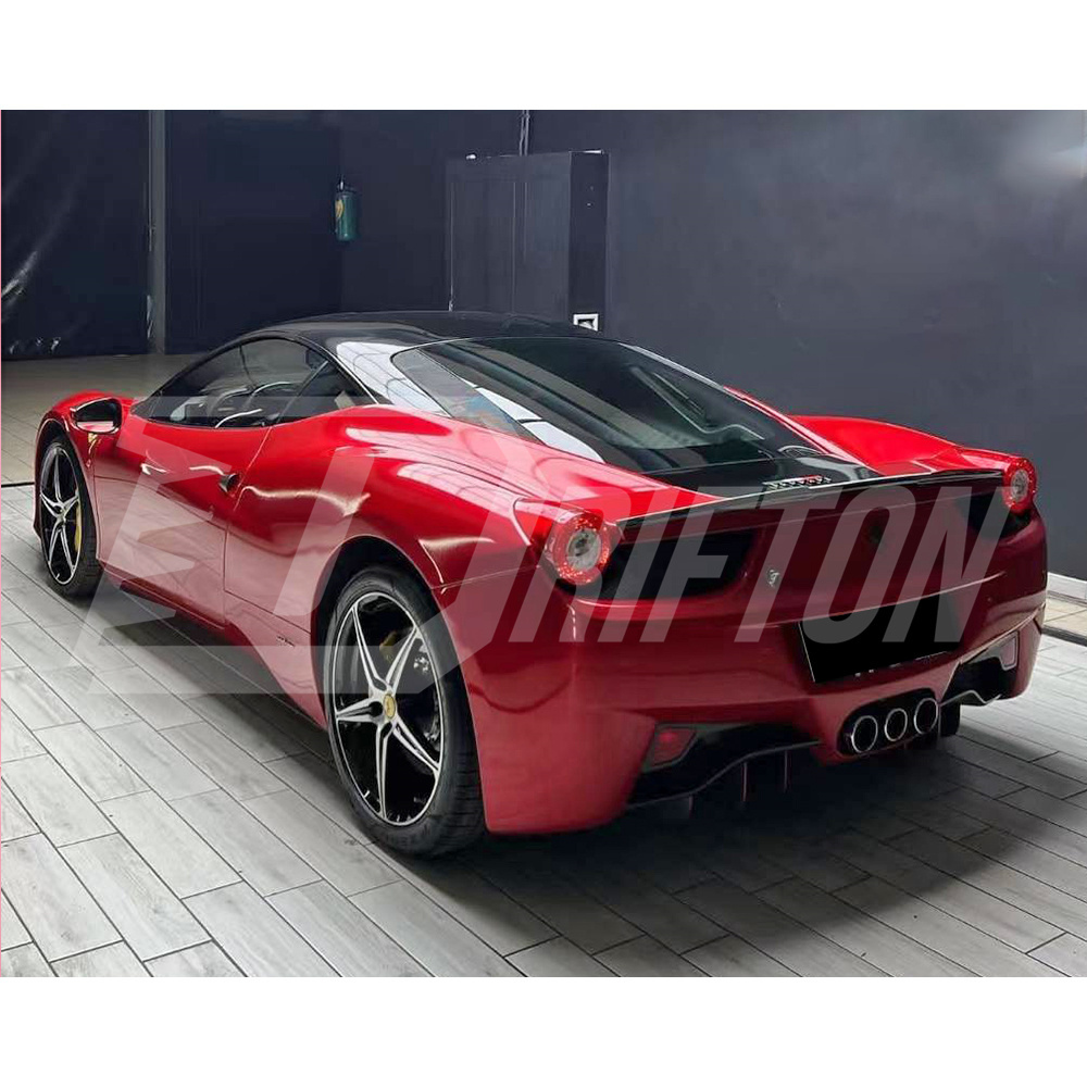 Carbon Fiber Rear Spoiler Trunk Wing For Ferrari 458 Itaia Speciale 2009-2015