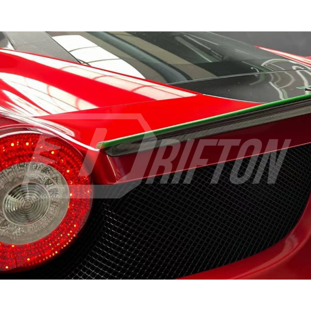 Carbon Fiber Rear Spoiler Trunk Wing For Ferrari 458 Itaia Speciale 2009-2015