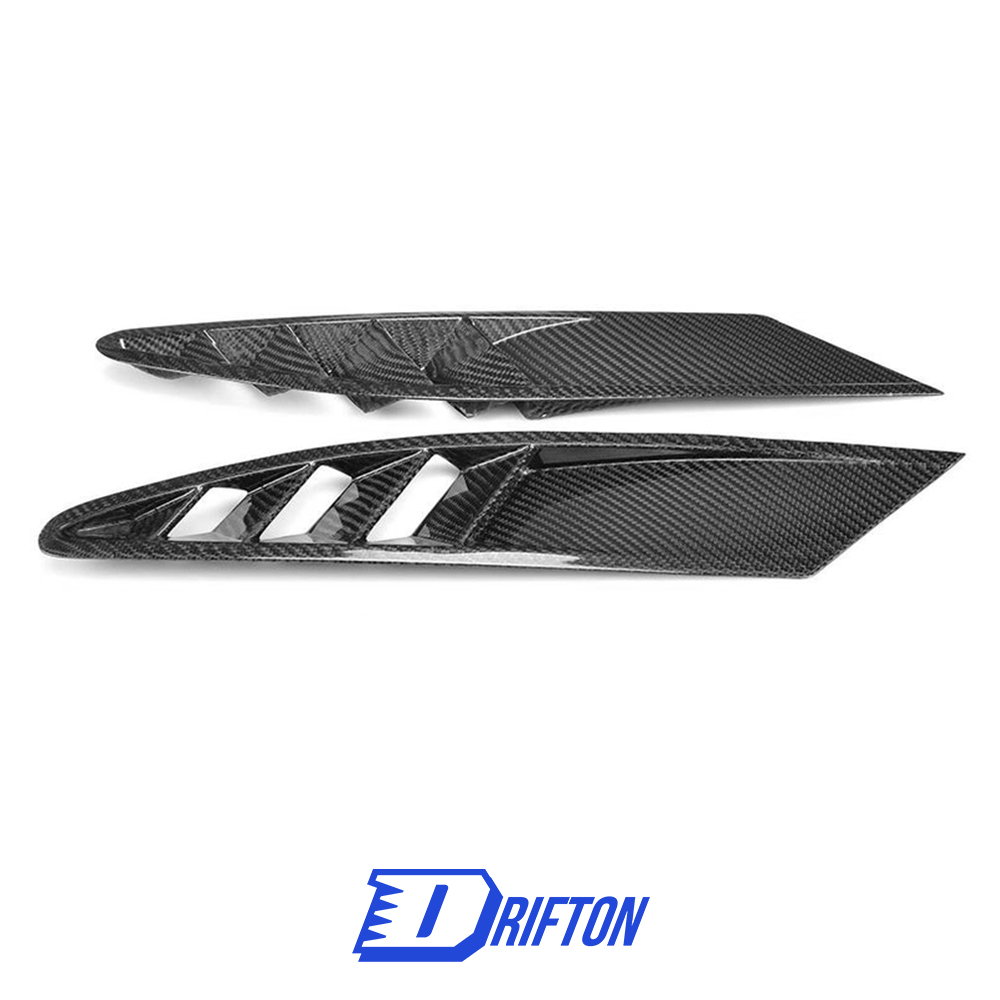 Carbon Fiber Front Bumper Side Vent For Ferrari 458 Itaia Spider 2009-2015