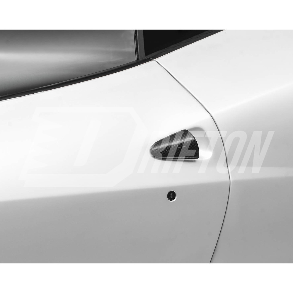 Dry Carbon Fiber Door Handles Cover For Ferrari 458 Italia Spider 2009-2015