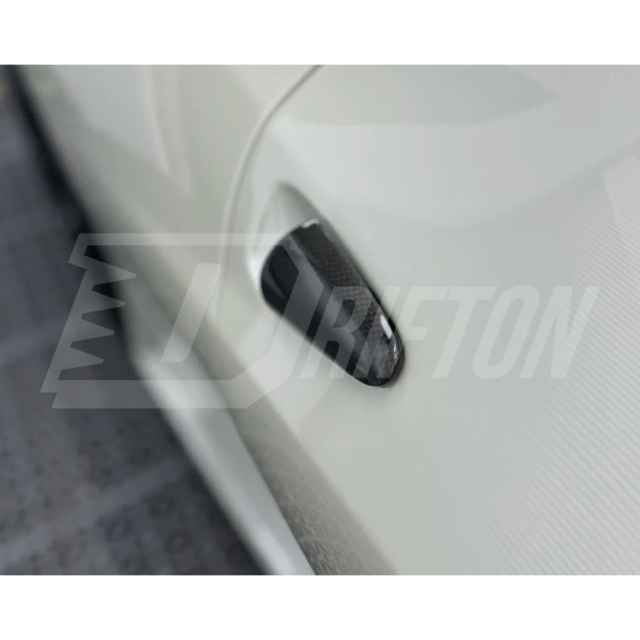 Dry Carbon Fiber Door Handles Cover For Ferrari 458 Italia Spider 2009-2015