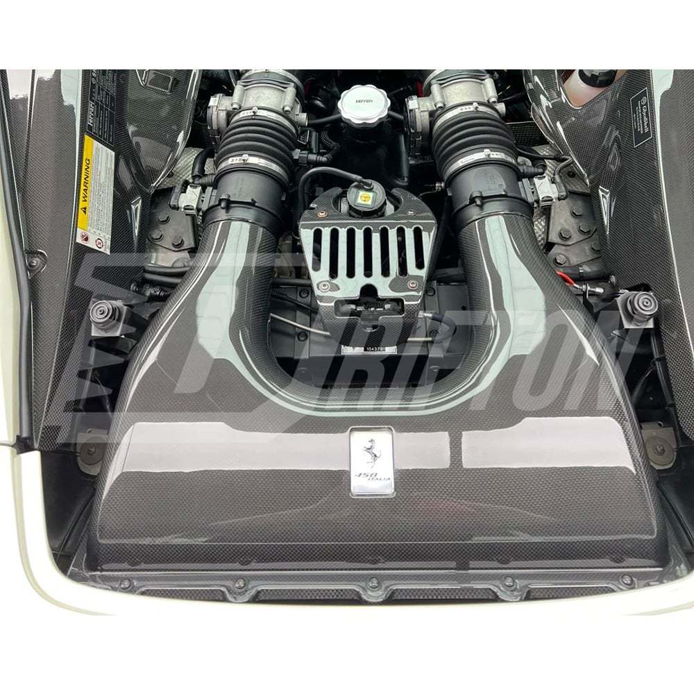 Dry Carbon Fiber Engine Bay Air Box For Ferrari 458 Itaia Spider Speciale 2009-2015