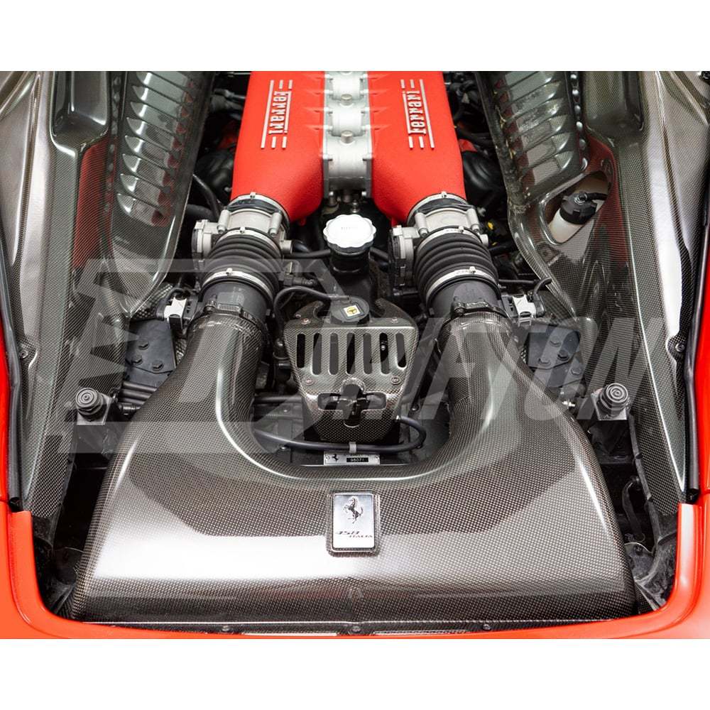 Dry Carbon Fiber Engine Bay Air Box For Ferrari 458 Itaia Spider Speciale 2009-2015