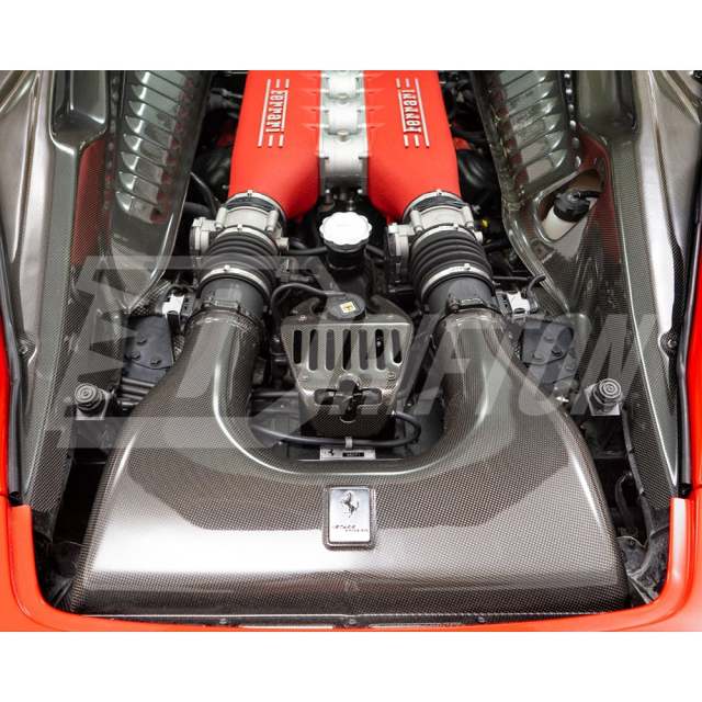 Dry Carbon Fiber Engine Bay Air Box For Ferrari 458 Itaia Spider Speciale 2009-2015