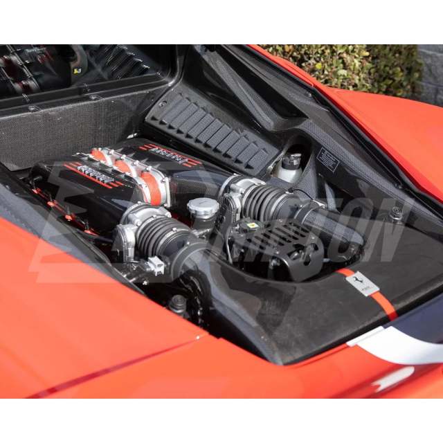 Dry Carbon Fiber Engine Bay Cover For Ferrari 458 Itaia Spider 2009-2015