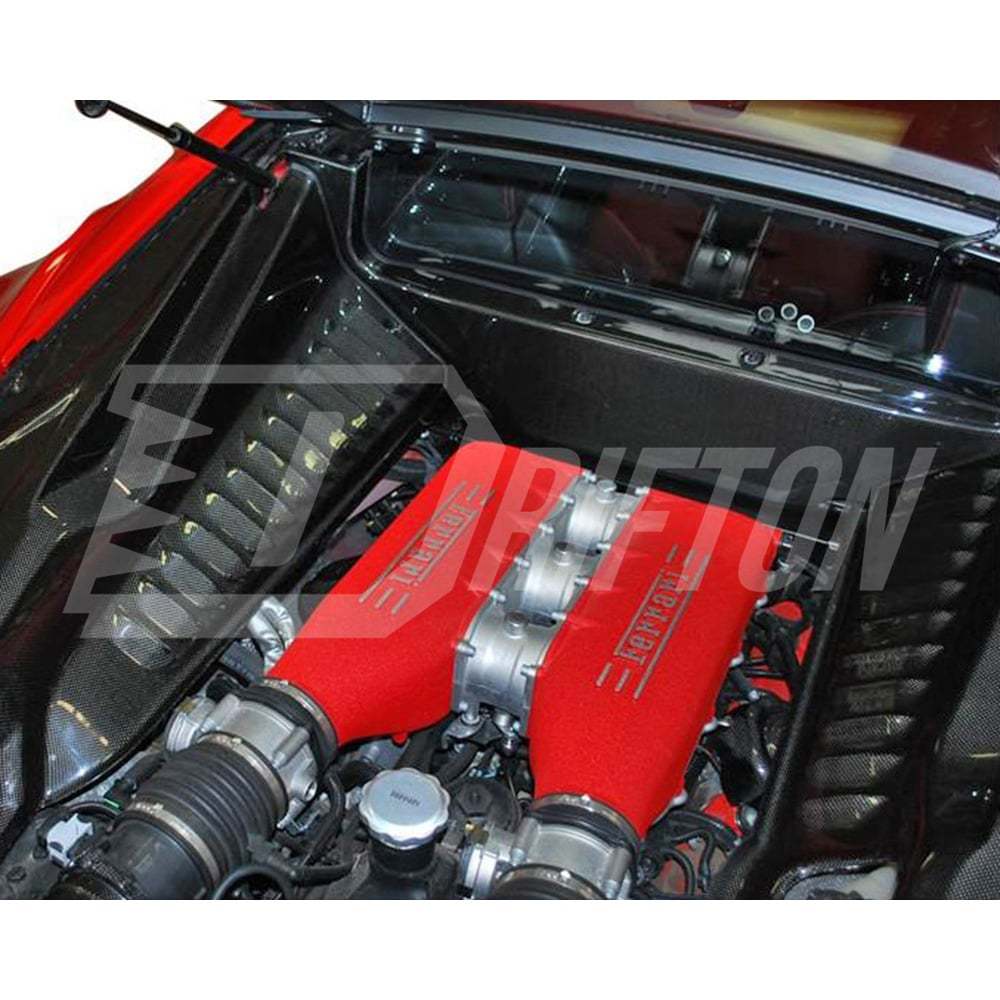 Dry Carbon Fiber Engine Bay Cover Set For Ferrari 458 Italia Speciale 2009-2015