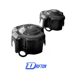 Dry Carbon Fiber Engine Bay Fuel Pump Cover For Ferrari 458 Italia Spider 2009-2015