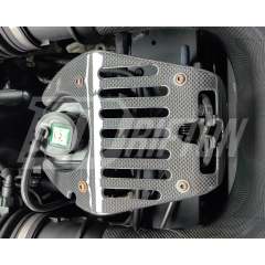 Dry Carbon Fiber Engine Bay Lock Cover For Ferrari 458 Italia Spider 2009-2015