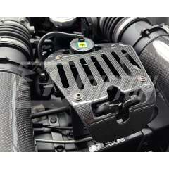 Dry Carbon Fiber Engine Bay Lock Cover For Ferrari 458 Italia Spider 2009-2015