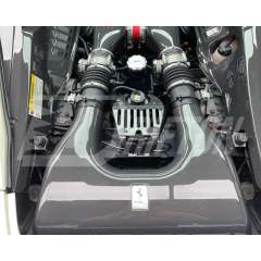 Dry Carbon Fiber Engine Bay Lock Cover For Ferrari 458 Italia Spider 2009-2015