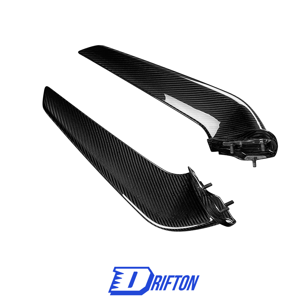 Dry Carbon Fiber Front Intake Winglets For Ferrari 458 Italia Spider 2009-2015