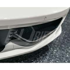 Dry Carbon Fiber Front Intake Winglets For Ferrari 458 Italia Spider 2009-2015
