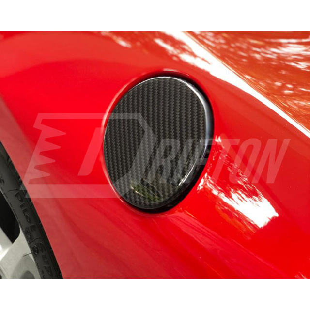 Dry Carbon Fiber Fuel Tank Lid Gas Cap For Ferrari 458 Spider 2009-2015