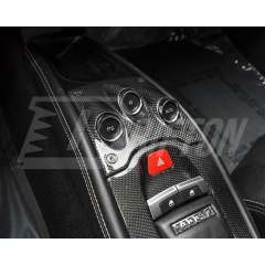 Dry Carbon Fiber Interiors Kits Center Console F1 Trim For Ferrari 458 Italia Spider 2009-2015
