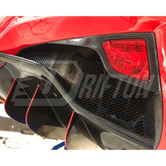 Dry Carbon Fiber Rear Fog Light Cover For Ferrari 458 Italia Spider 2009-2015