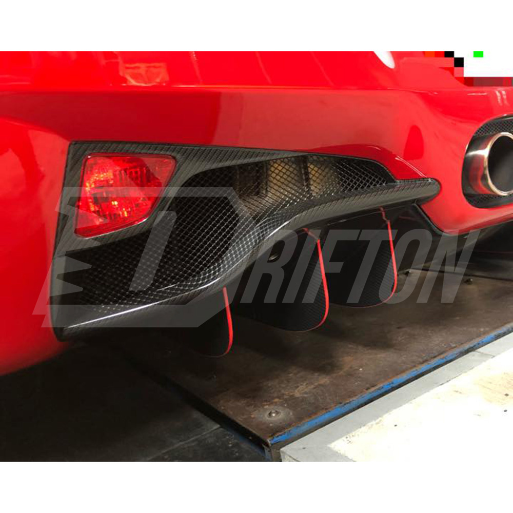 Dry Carbon Fiber Rear Fog Light Cover For Ferrari 458 Italia Spider 2009-2015