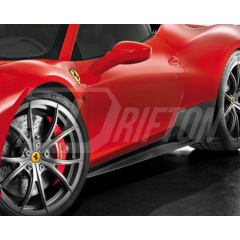 Dry Carbon Fiber Side Skirt For Ferrari 458 Italia 2009-2015