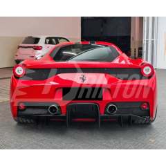 Speciale Style Dry Carbon Fiber Primered Rear Spoiler Deck Lid For Ferrari 458 Italia Spider Speciale 2009-2015