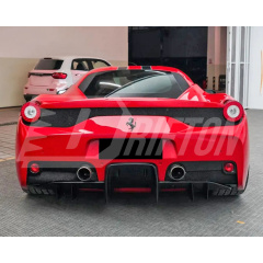 Speciale Style Dry Carbon Fiber with Portion Primer Body Kits For Ferrari 458 Itaia Spider Speciale 2009-2015
