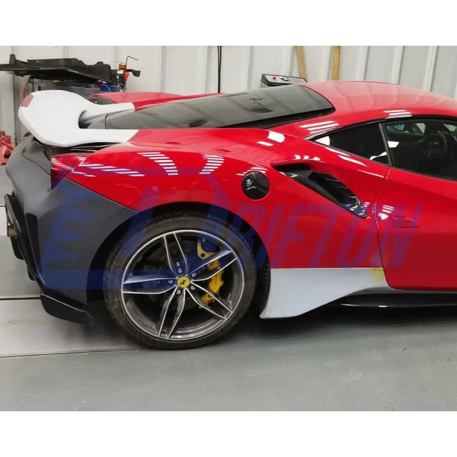 Pista Conversion Body Kit with Dry Carbon Fiber AeroKits For Ferrari 488 GTB Spider 2015-2018