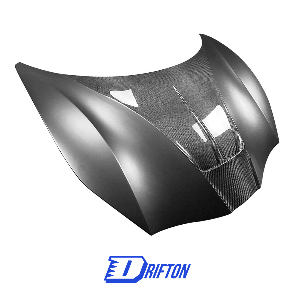 Mansory Style Dry Carbon Fiber With Portion Primer Hood For Ferrari 488 GTB / Spider 2015-2018
