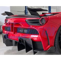 Mansory Style Dry Carbon Fiber Rear Spoiler For Ferrari 488 GTB Spider 2015-2018