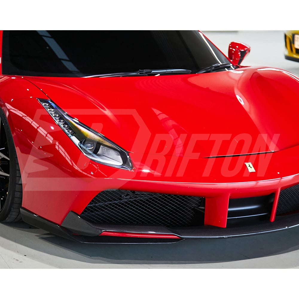 Novitec Style Dry Carbon Fiber Front Splitter For Ferrari 488 GTB Spider 2015-2018