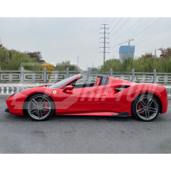 Capristo Style Dry Carbon Fiber Side Fin For Ferrari 488 GTB 2015-2018