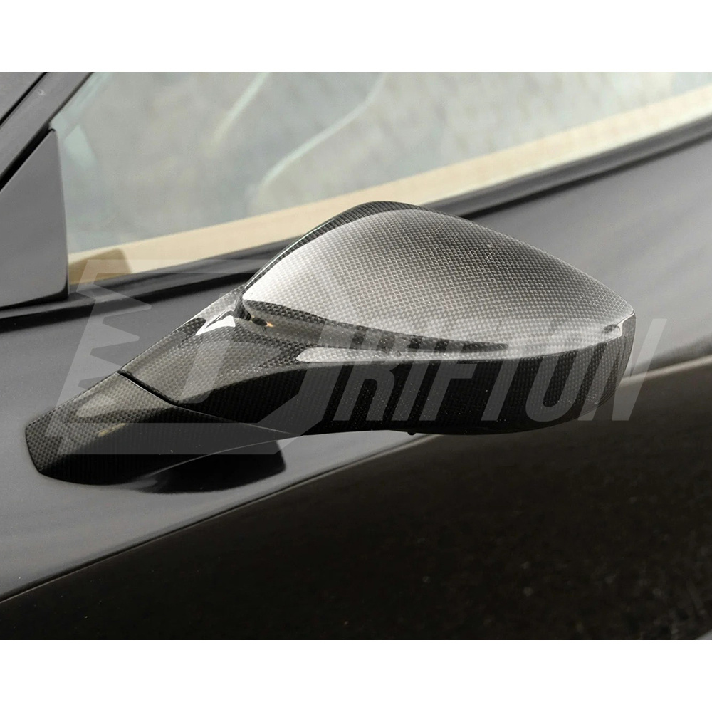 Dry Carbon Fiber Mirror Caps For Ferrari 488 GTB 2015-2018